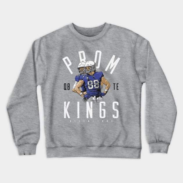 Josh Allen & Dawson Knox Buffalo Prom Kings Crewneck Sweatshirt by Buya_Hamkac